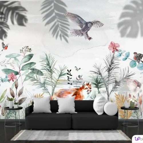 Raposa Floresta autocolante decorativo parede - Image 3