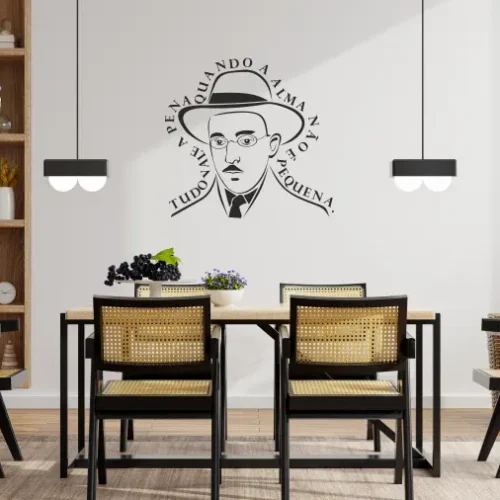 Frases de parede Fernando Pessoa Tudo vale a pena - Image 3